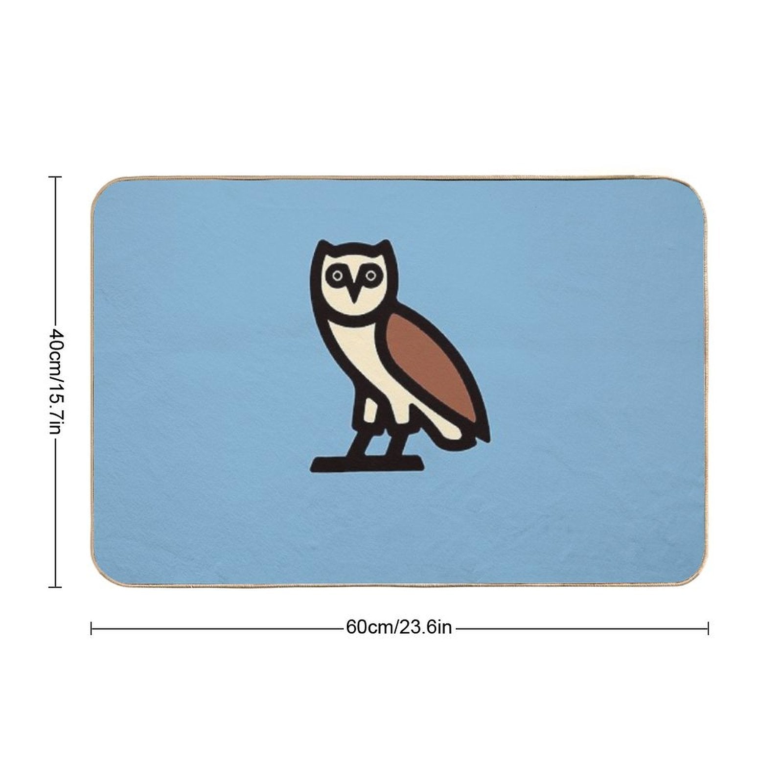 Ovo  Easy Maintenance Bath Mat