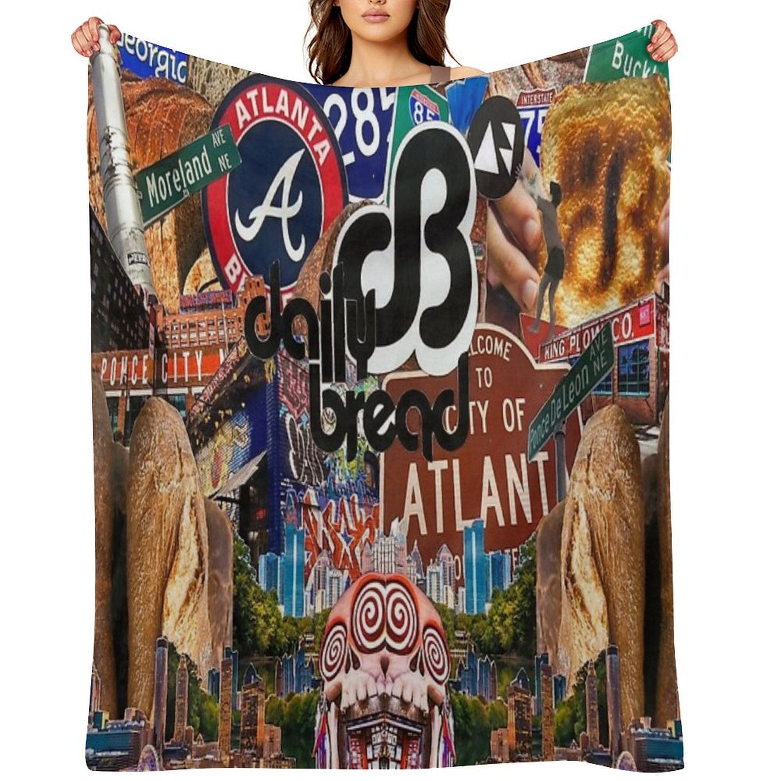 Circadian Grain Anti-pilling Throw Blanket
