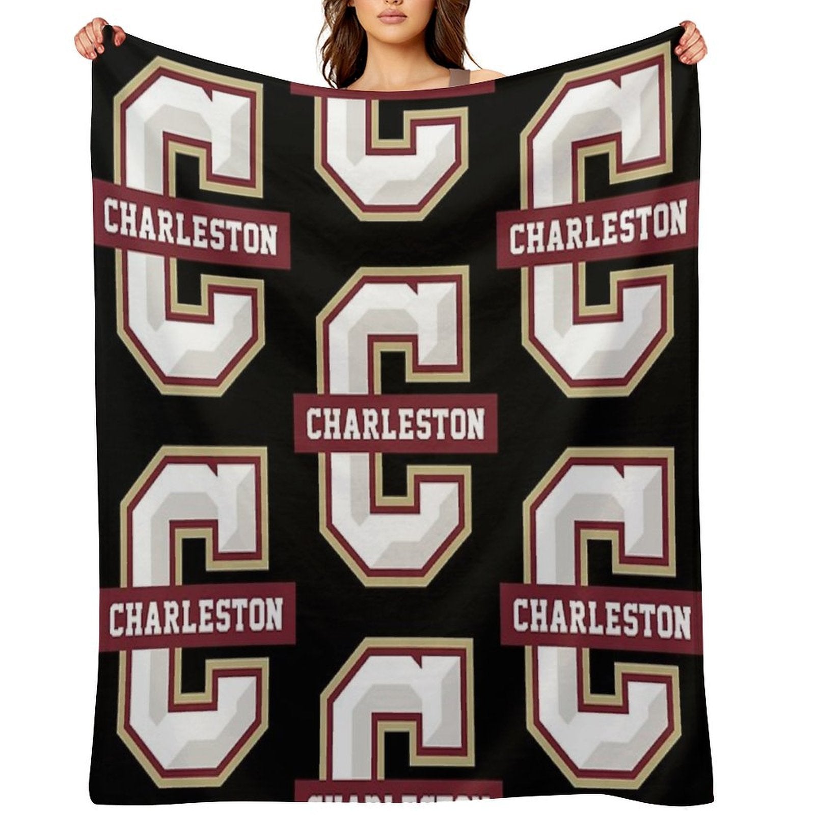 College of Charleston Cougars Gift-ready Throw Blanket