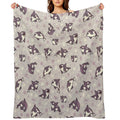 Jelly Bean Orcas Gift-ready Throw Blanket