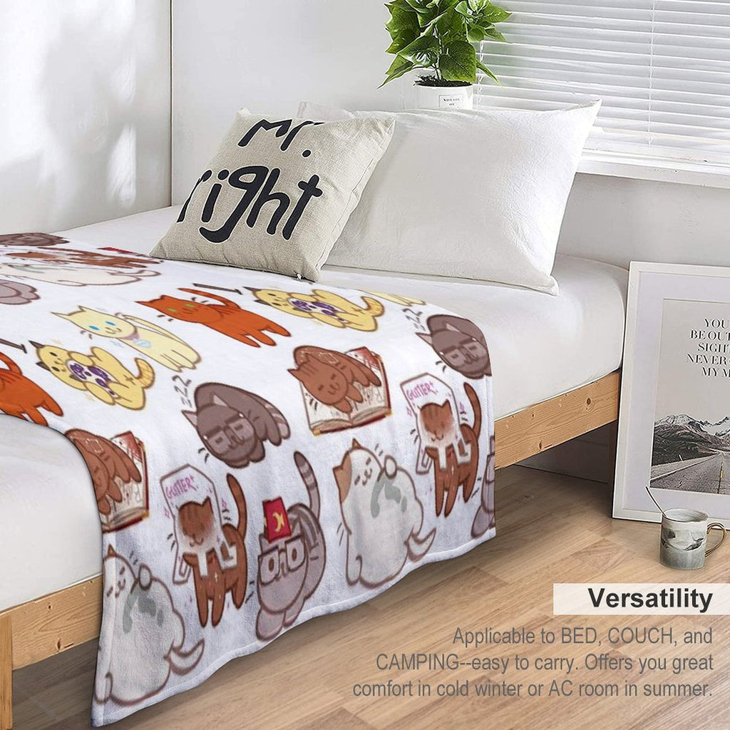 Kitty Falls Lightweight Throw Blanket