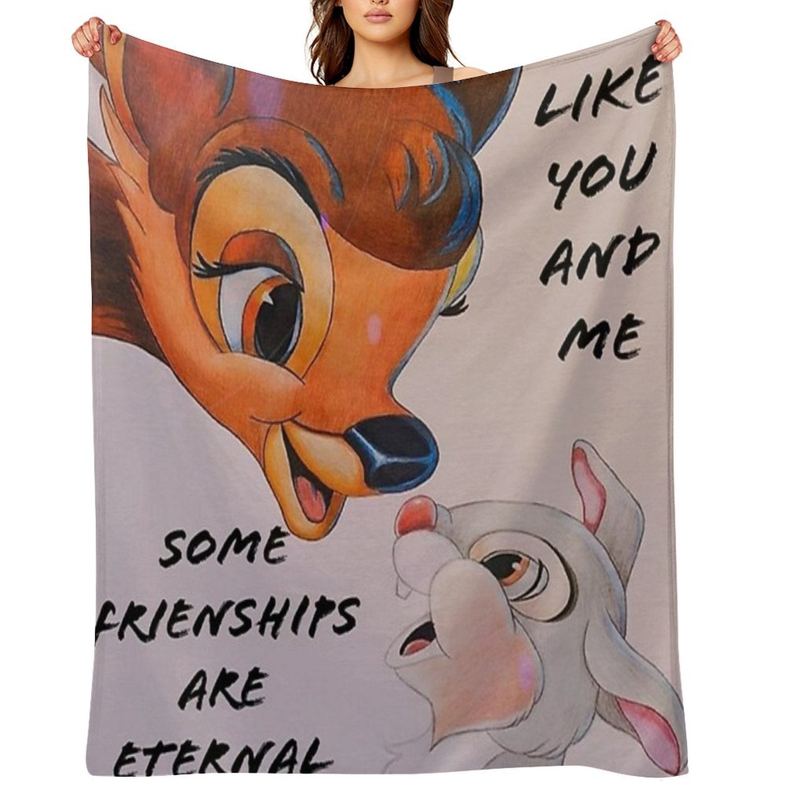 Bambi And Thumper Gift-ready Throw Blanket