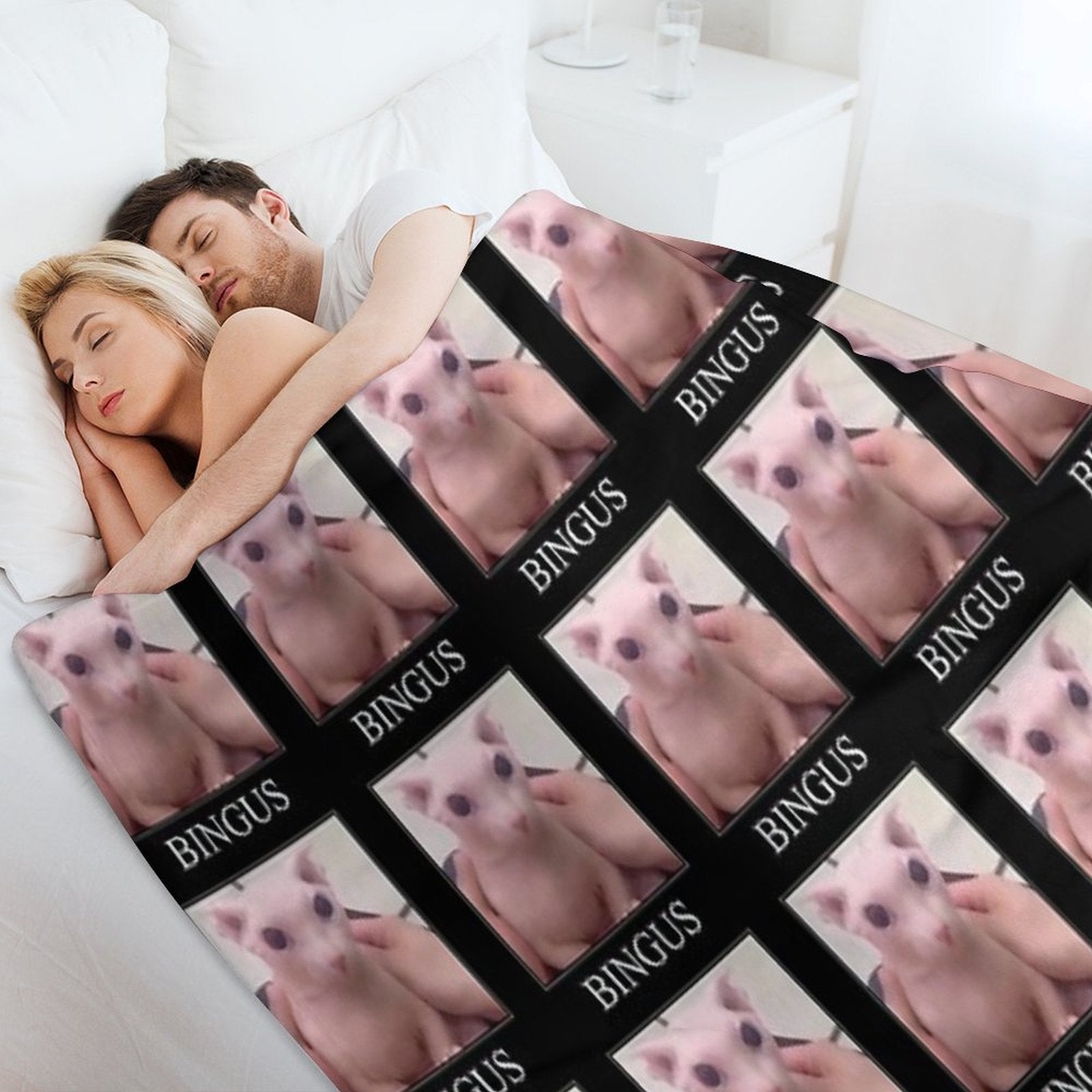 BINGUS Velvety-soft Throw Blanket