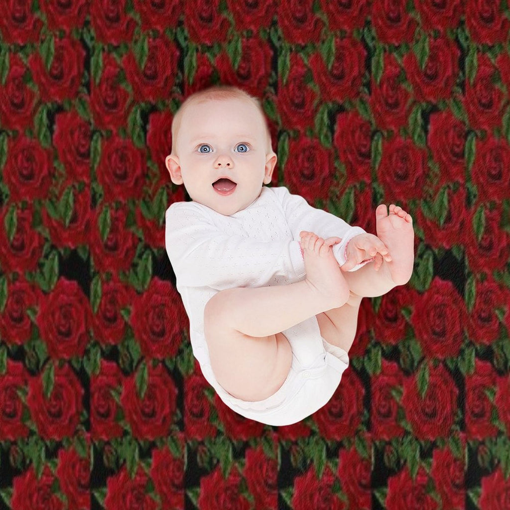 Rose Garden Lightweight Throw Blanket