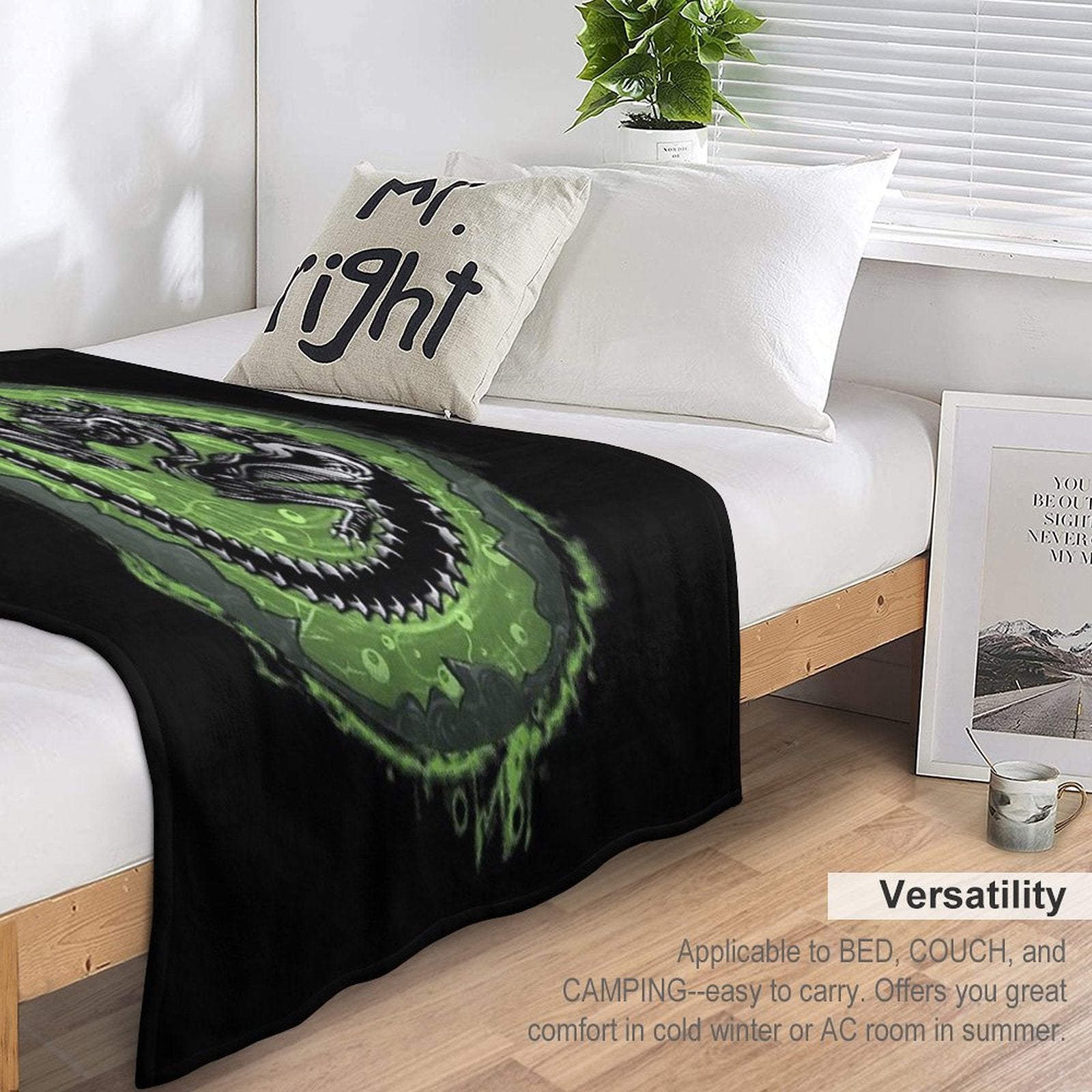 Alien Incubation Plush Throw Blanket