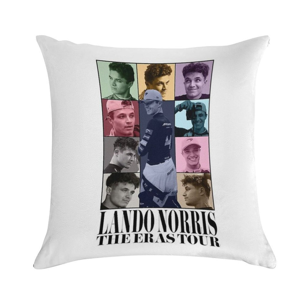 Lando Norris  The Eras Tour Soft Easy Maintenance Throw Pillow