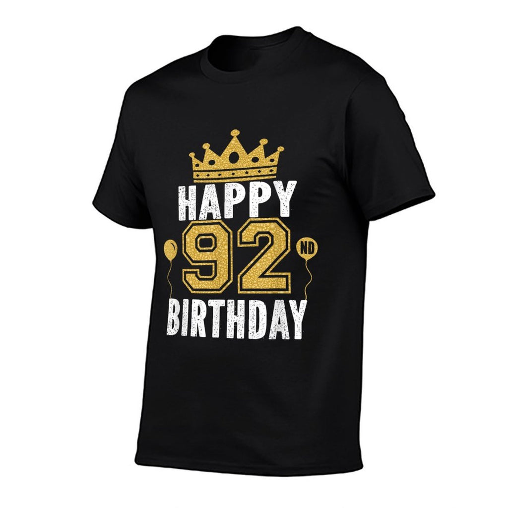 Happy 92nd Birthday Idea For 92 Years Old Man And Woman  Classic T-Shirt