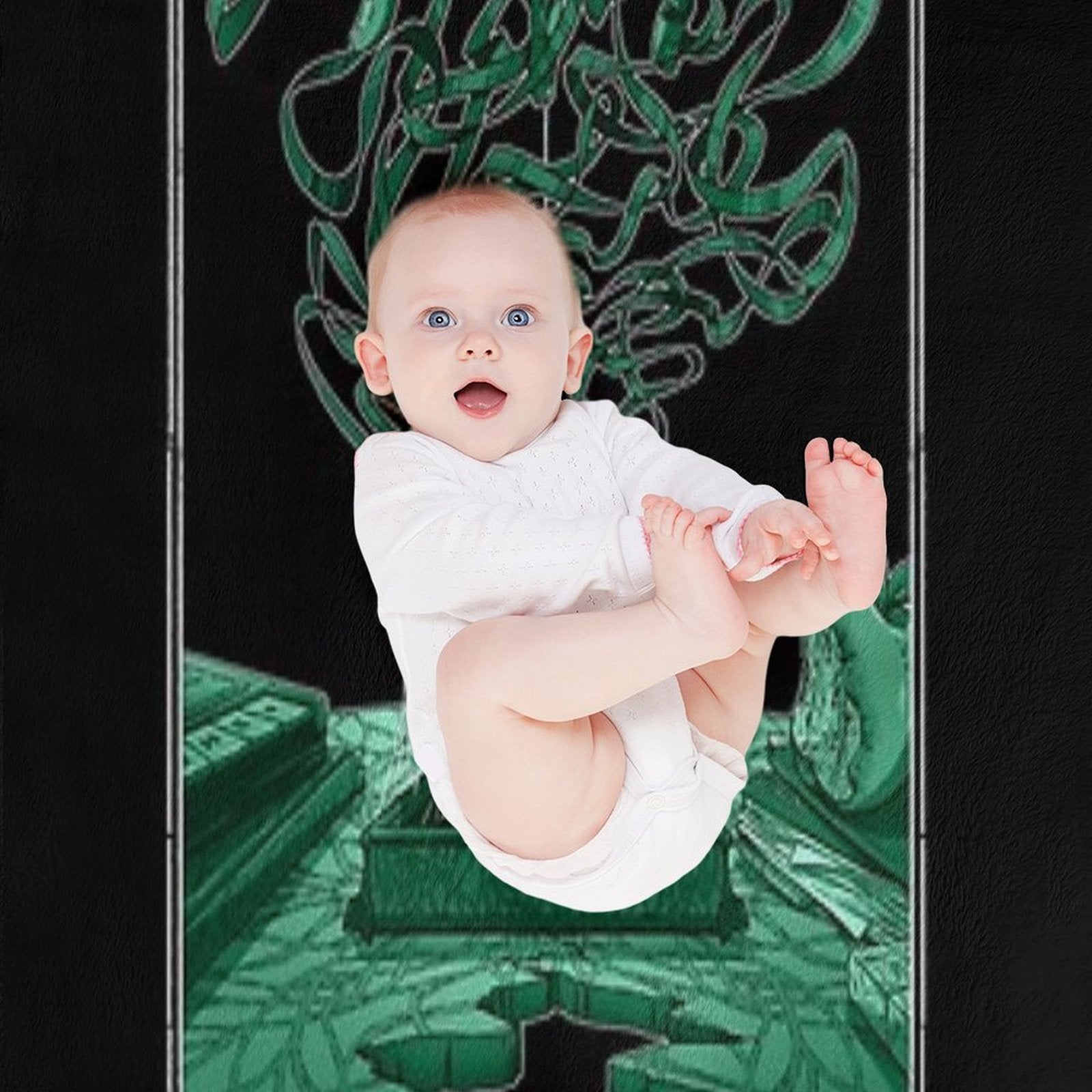 The Web Tarotesque - (Dark) Gift-ready Throw Blanket
