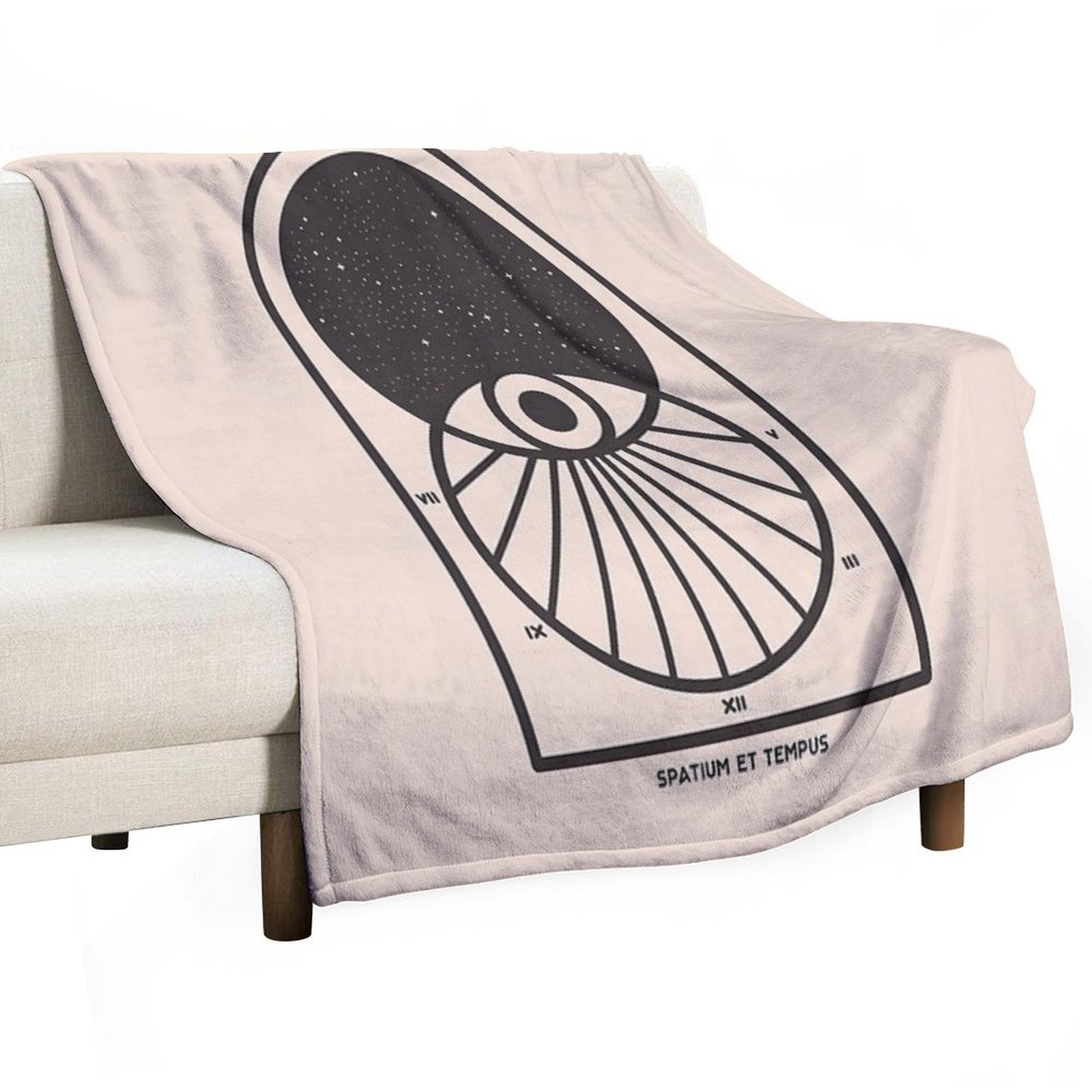 Space And Time Durable Throw Blanket