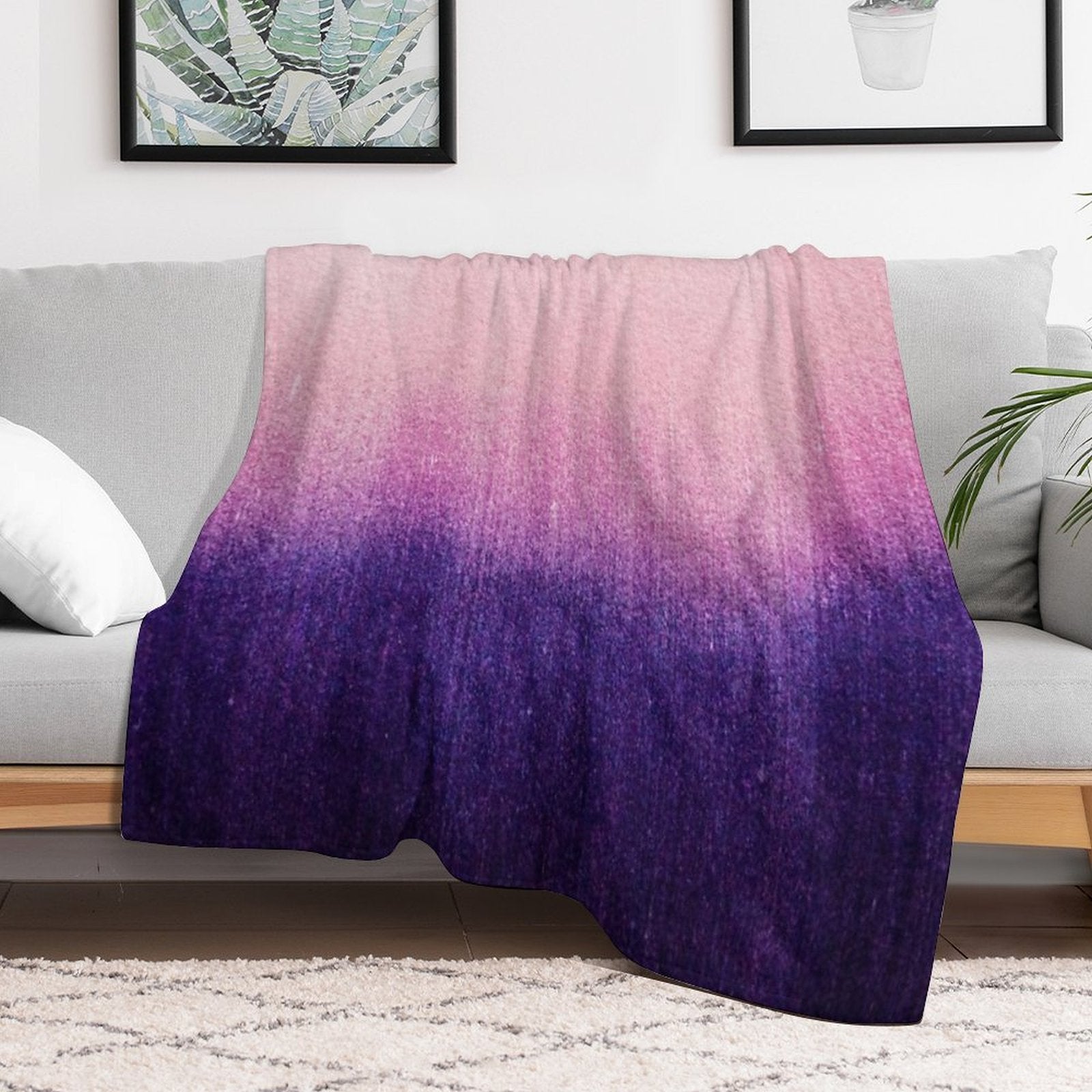 BLUR  Abyss Shrink-resistant Throw Blanket