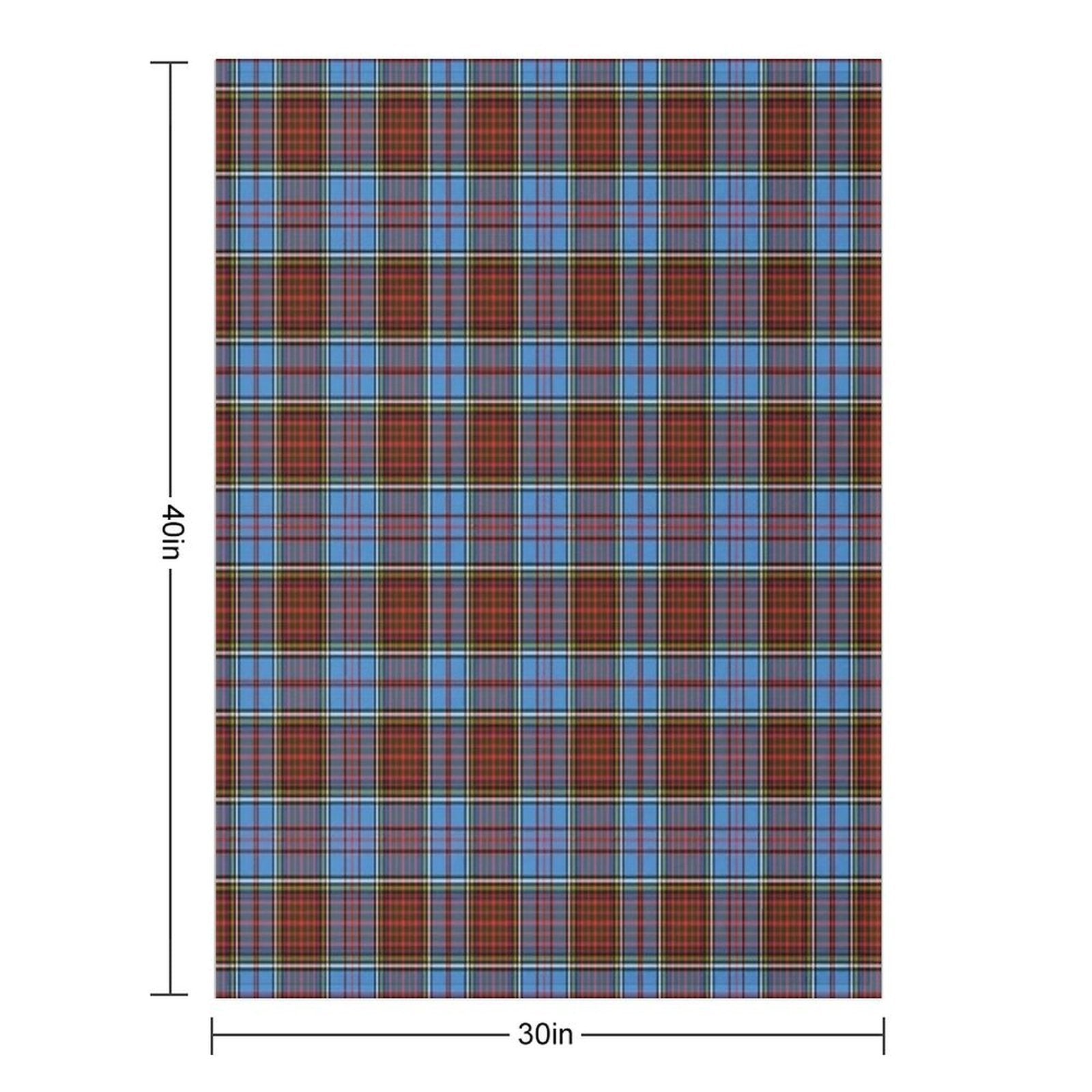 Clan Anderson Tartan Compact Throw Blanket