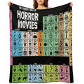 Periodic Table of Horror Movies Premium Throw Blanket