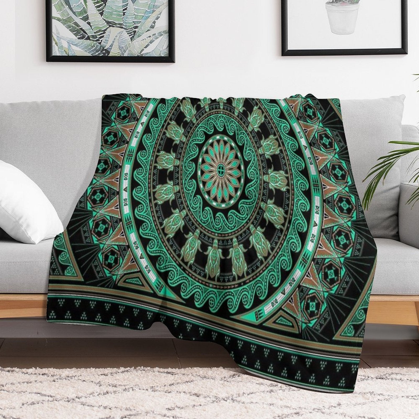 The Turtle (Keya) Comfort Throw Blanket