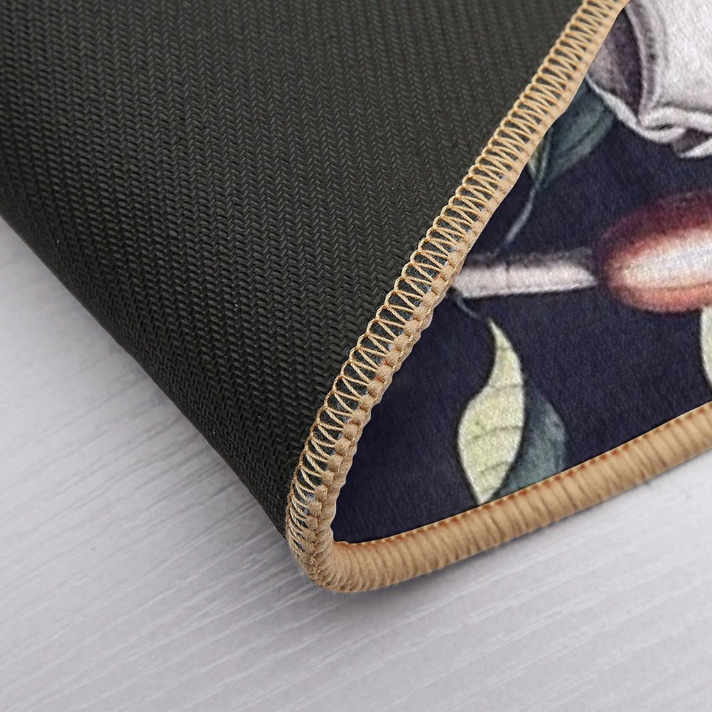 Magnolia Flower  Easy To Clean Bath Mat