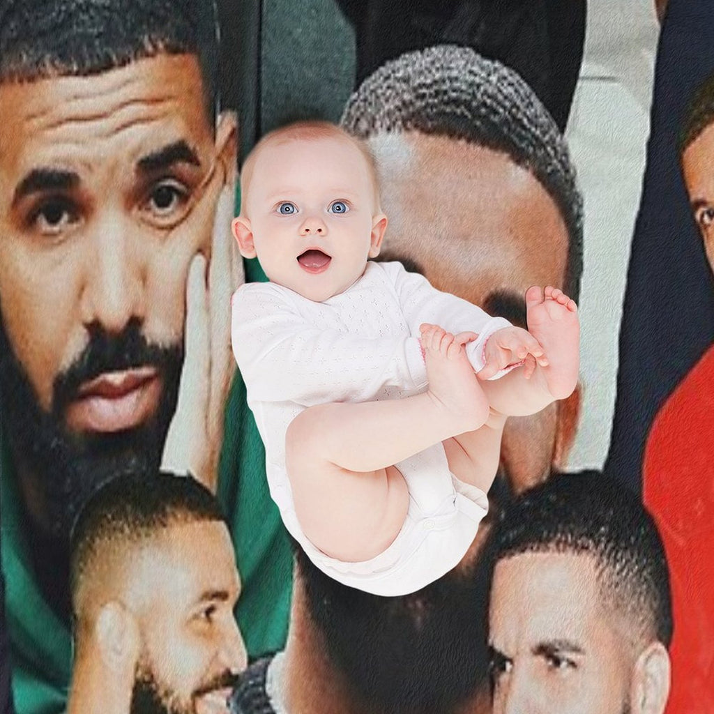 Drake Collage Gift-ready Throw Blanket