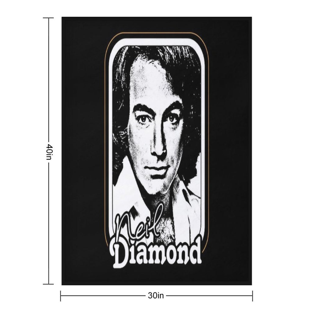 Rétró 1970s Fán Désígn Essential All-season Throw Blanket