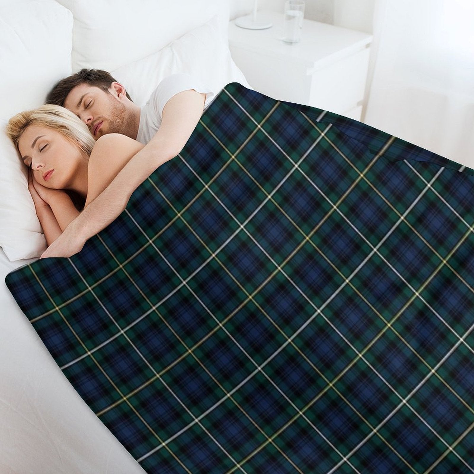 Clan Campbell Tartan Lightweight Throw Blanket