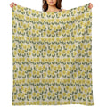 Golden Bloom All-season Throw Blanket