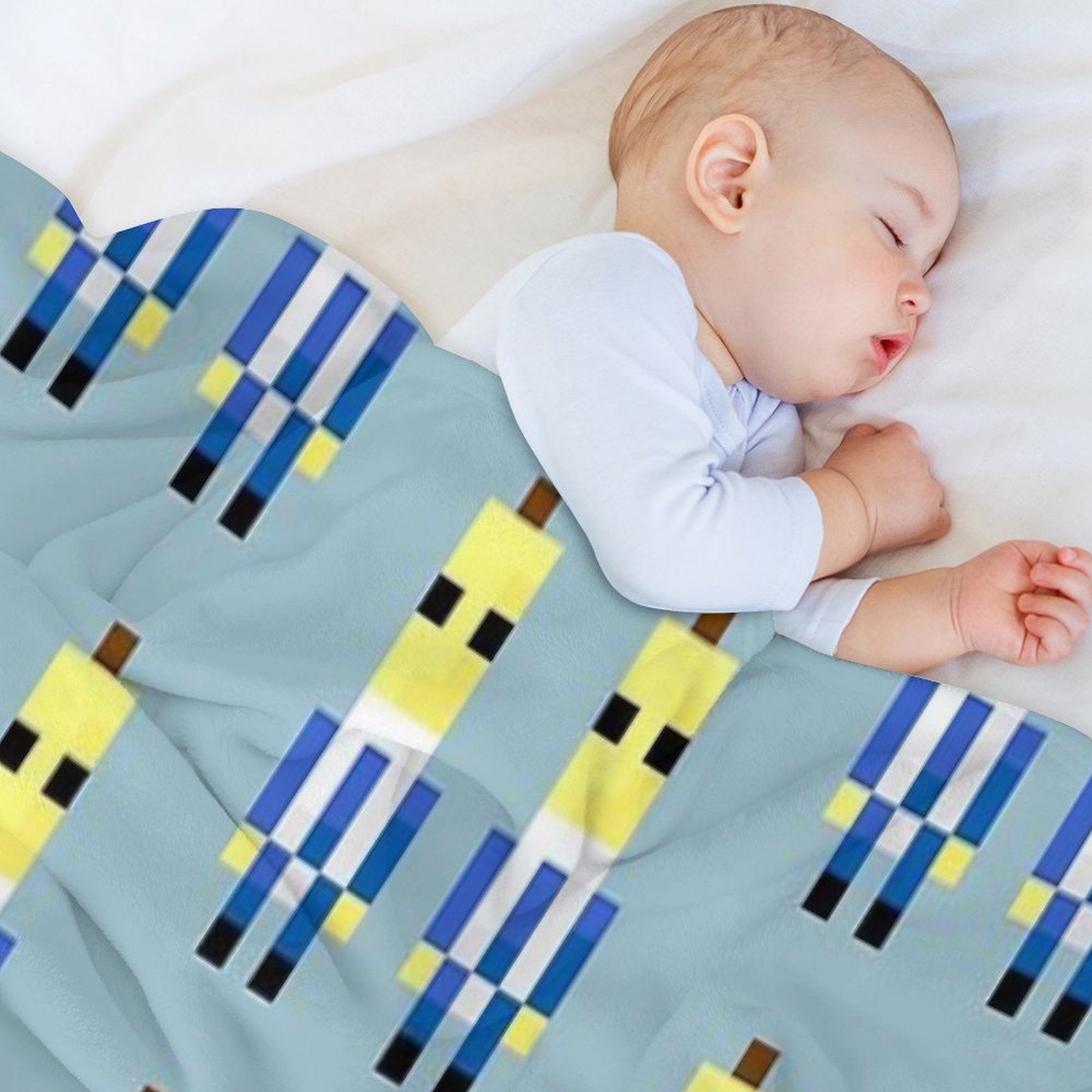 Bananas in Pyjamas Wrinkle-free Throw Blanket