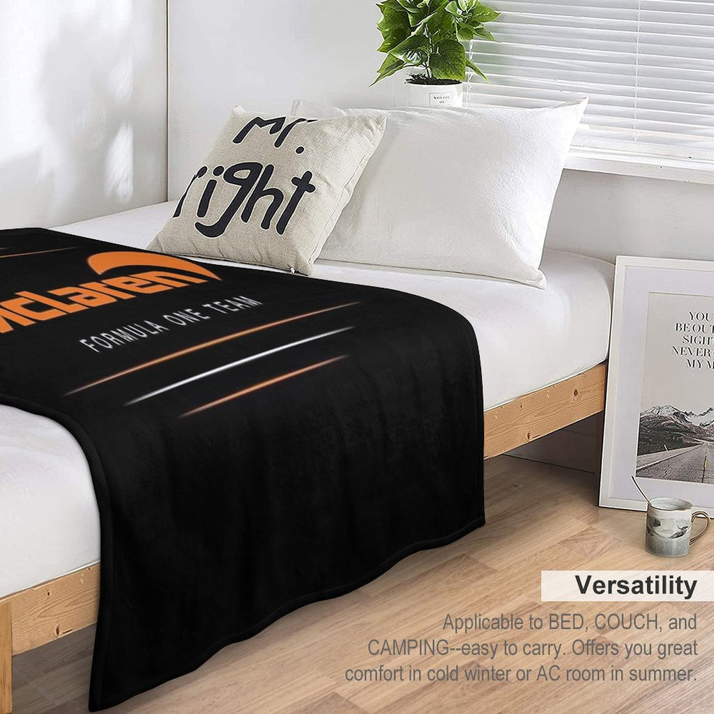 British Motor Racing Team Anti-pilling Throw Blanket