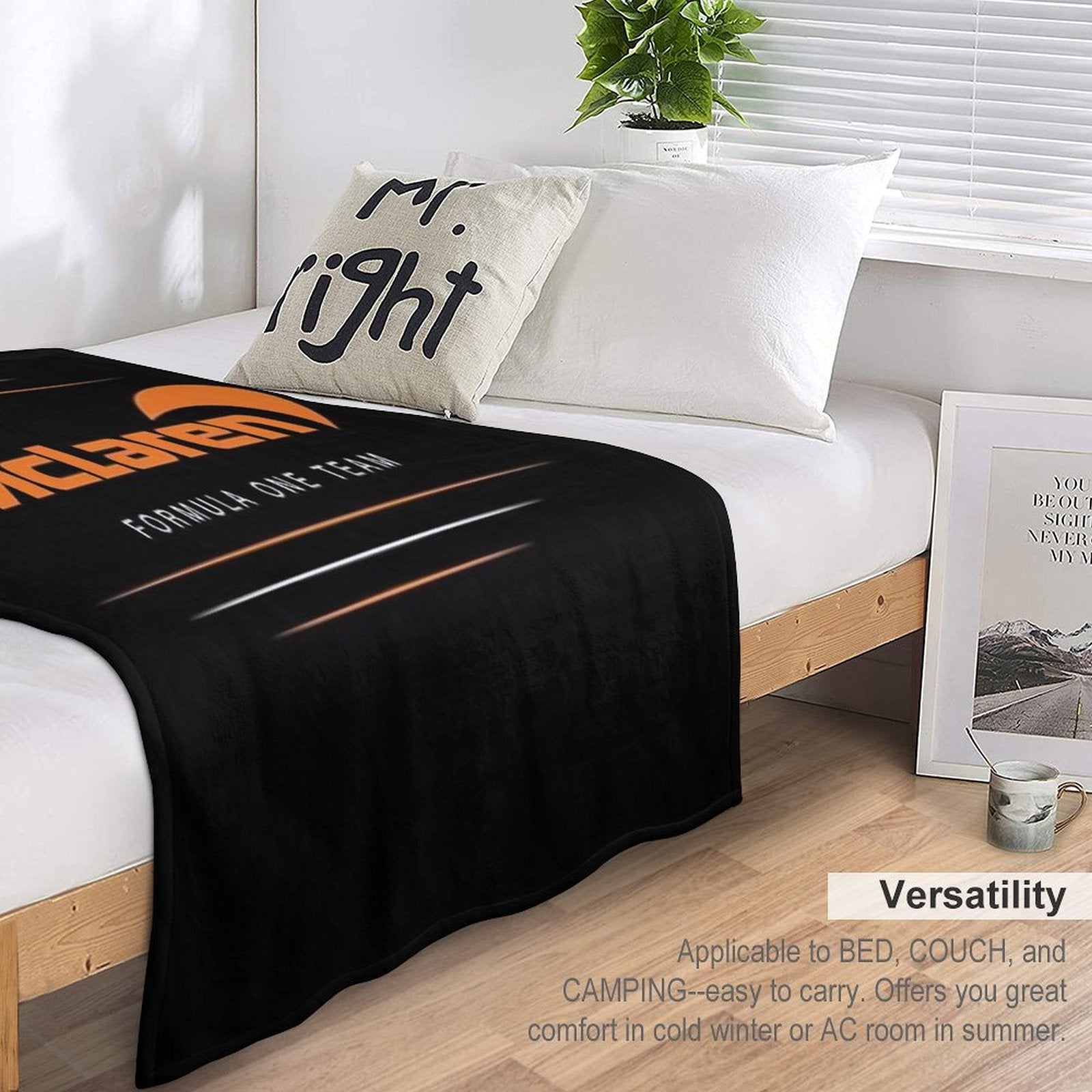 British Motor Racing Team Anti-pilling Throw Blanket
