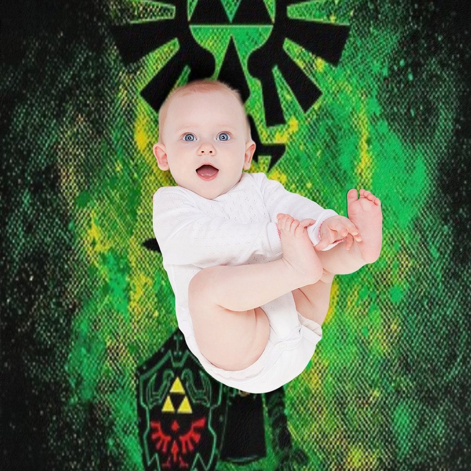 Hero of Time Art Machine-washable Throw Blanket