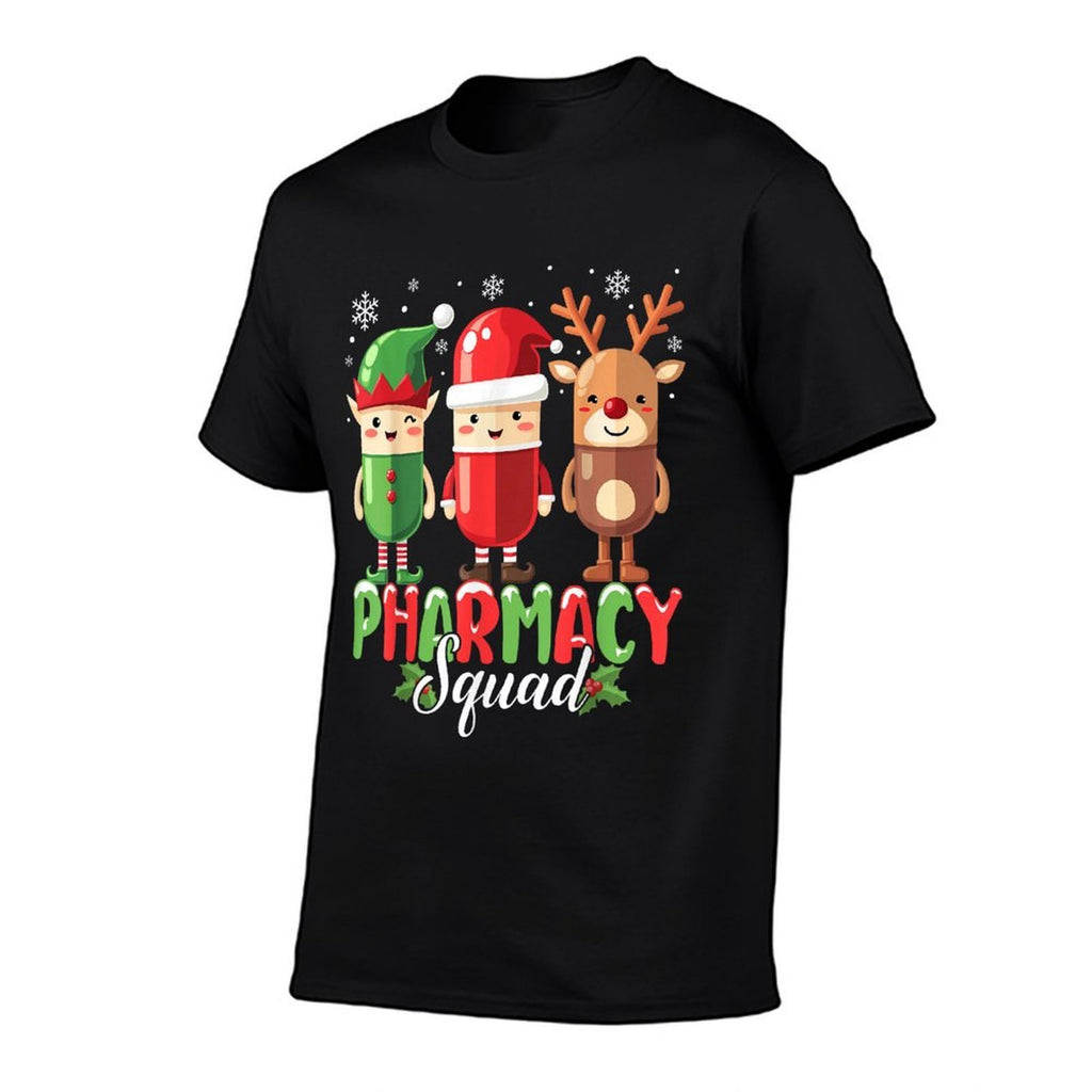 Pharmacy Squad Christmas Costume Funny Pills Pharmacist  Quick-drying T-Shirt