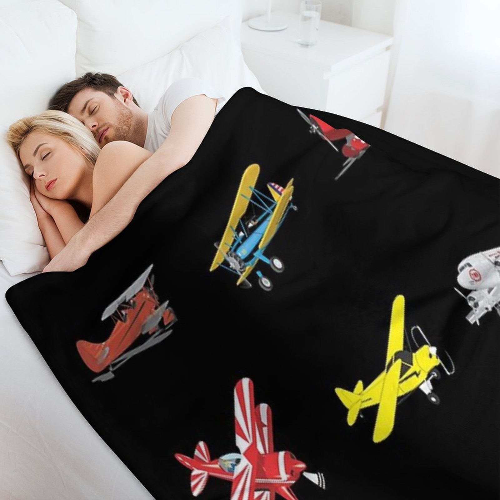 Airplanes Comfort Throw Blanket