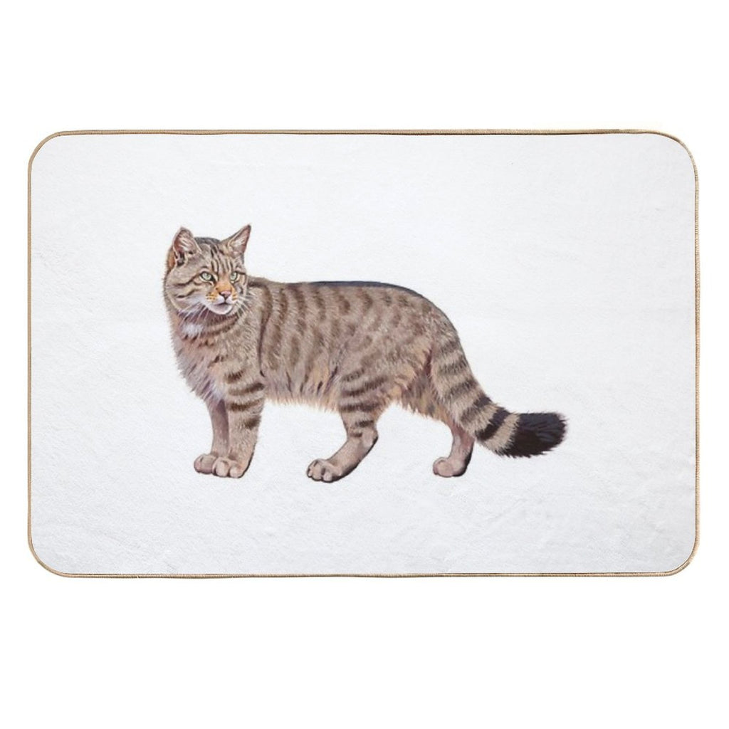 European Wild Cat  Pet-Safe Bath Mat