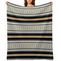 Tribal Seamless Pattern Multi-functional Throw Blanket