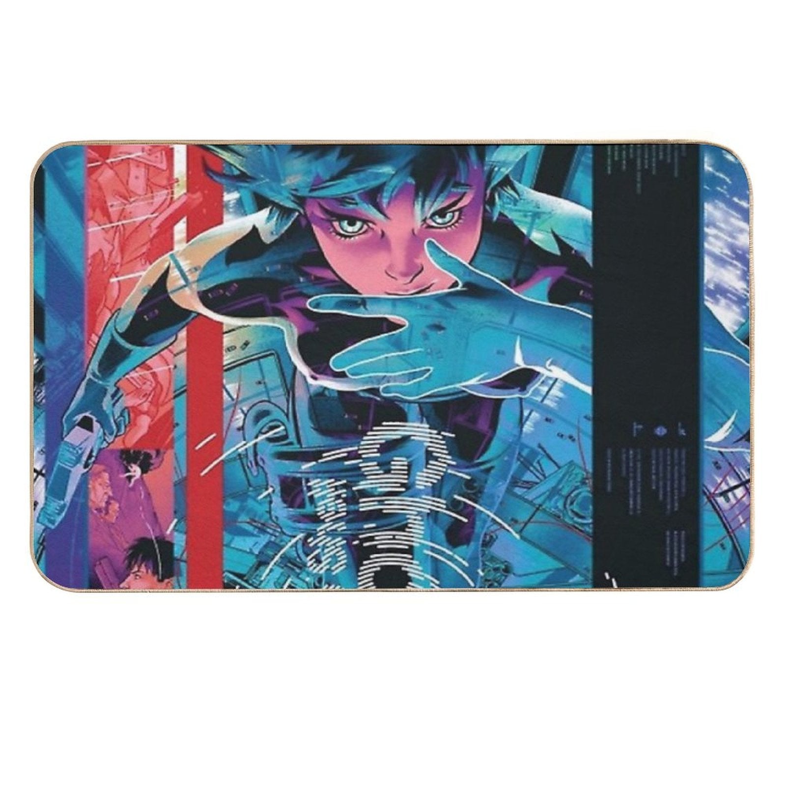 Ghost in The Shell by Emilie42  Versatile Bath Mat