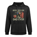 Best Boxer Dad Ever Tshirt Dog Lover American Gift Breathable Fabric Hoodie
