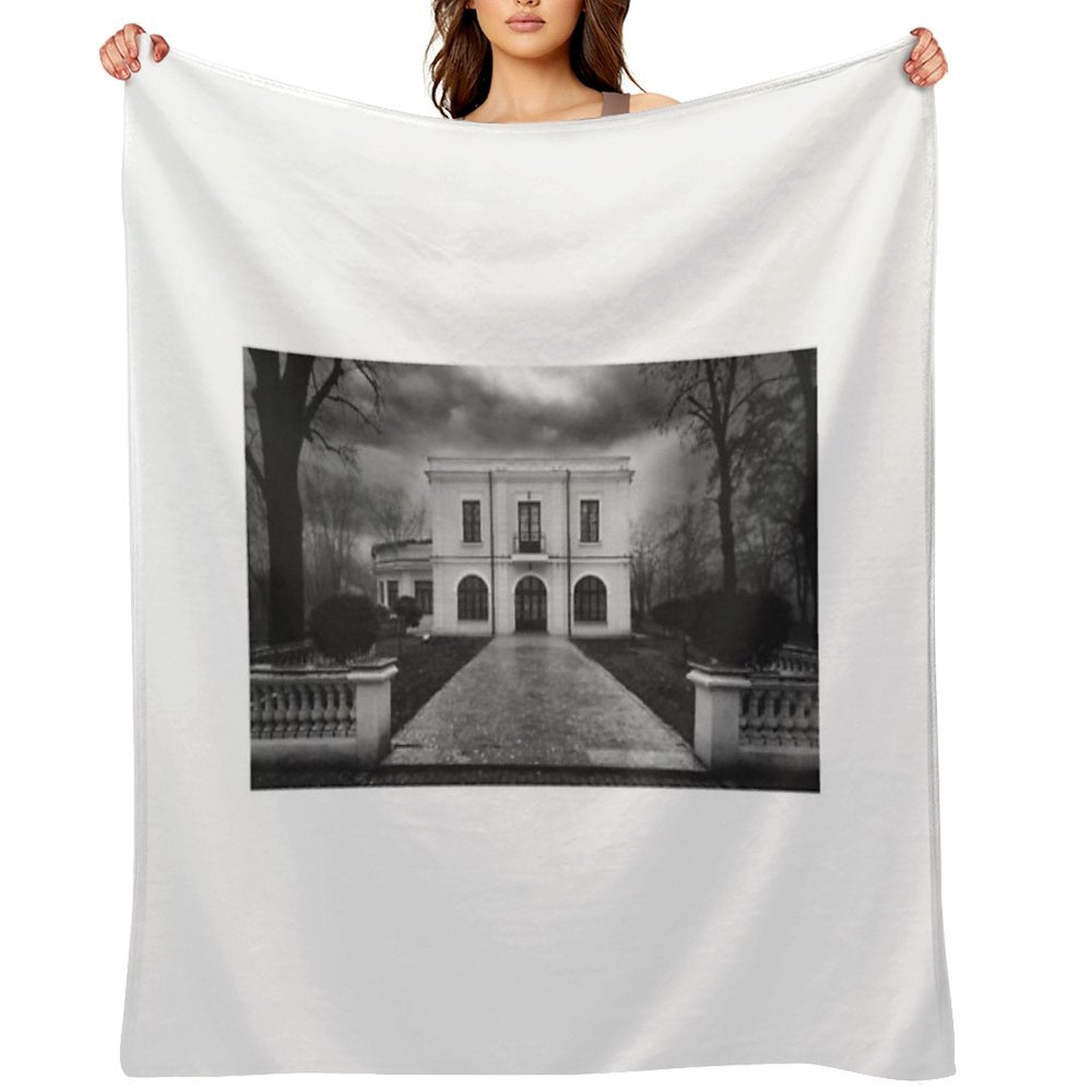 Bibesco Mansion Eco-conscious Throw Blanket
