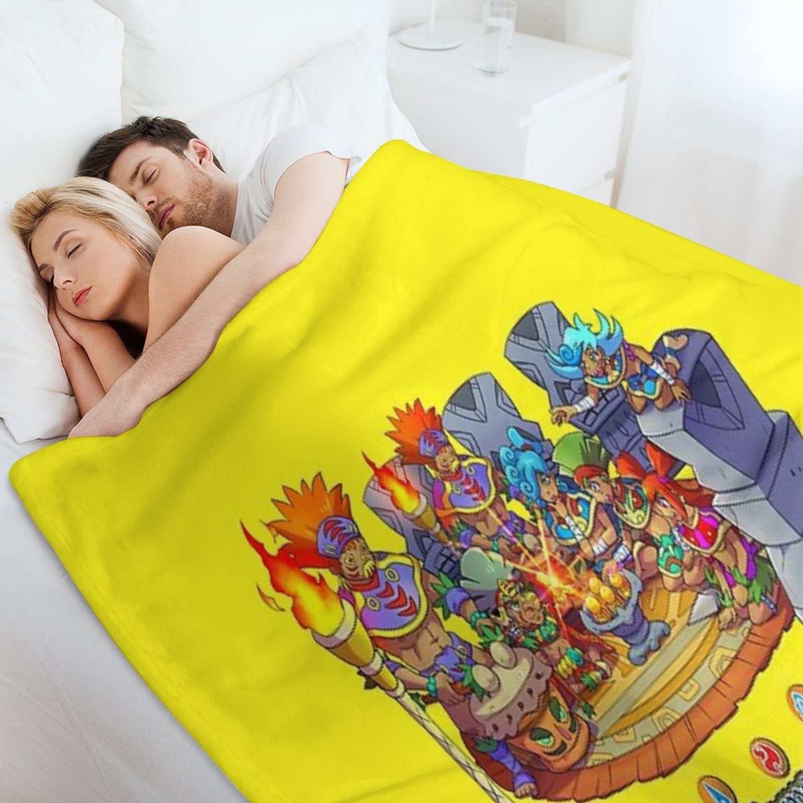 The Power of Shamanic Globes! Machine-washable Throw Blanket