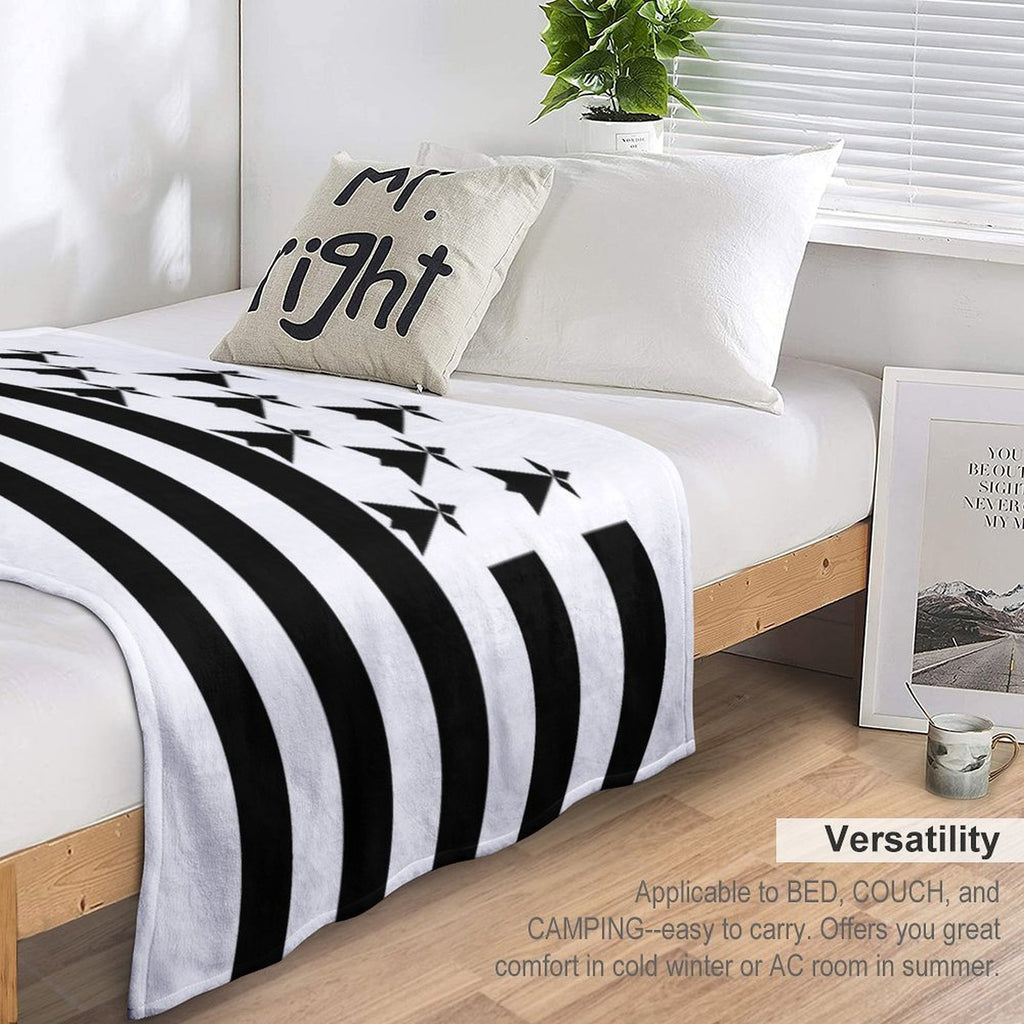 BZH - Breizh - Bretagne - Brittany France Versatility Throw Blanket