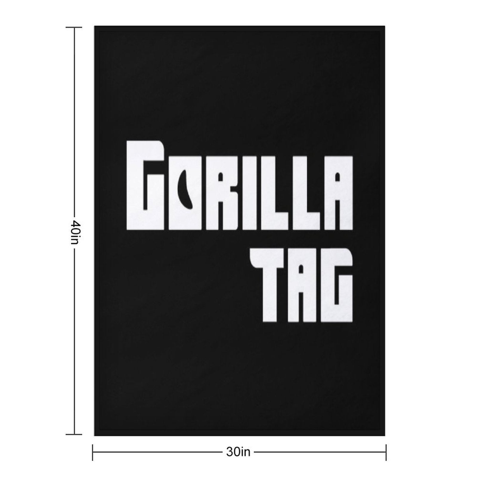 Gorilla Tag Logo Comfort Throw Blanket
