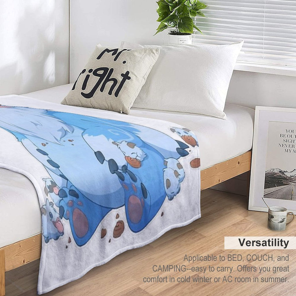 Adorable Nunu Premium Throw Blanket