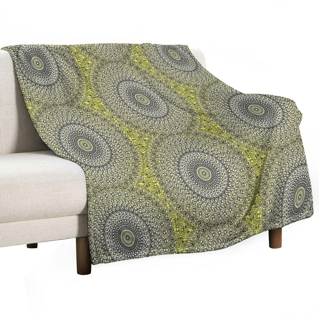 Spiral of Gold Comfort Throw Blanket