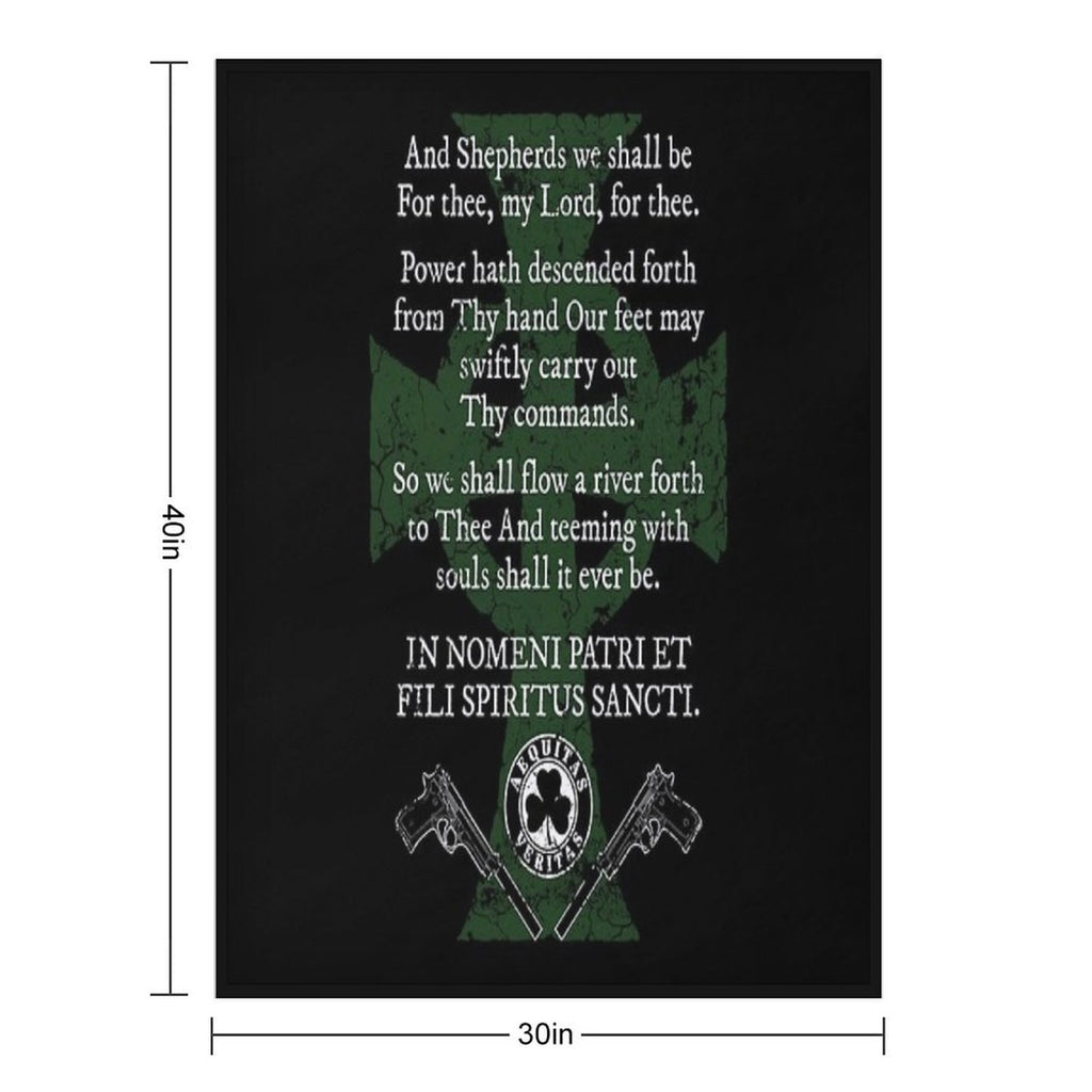 Boondock Saints Prayer All-season Throw Blanket