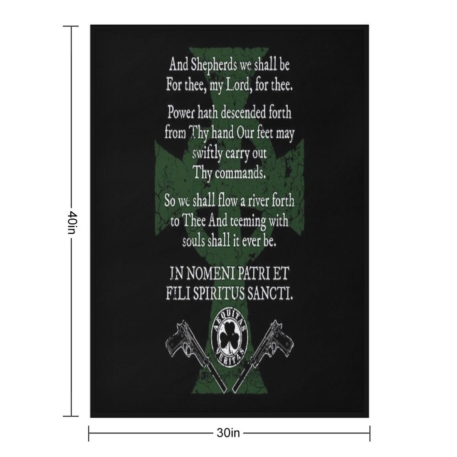 Boondock Saints Prayer All-season Throw Blanket