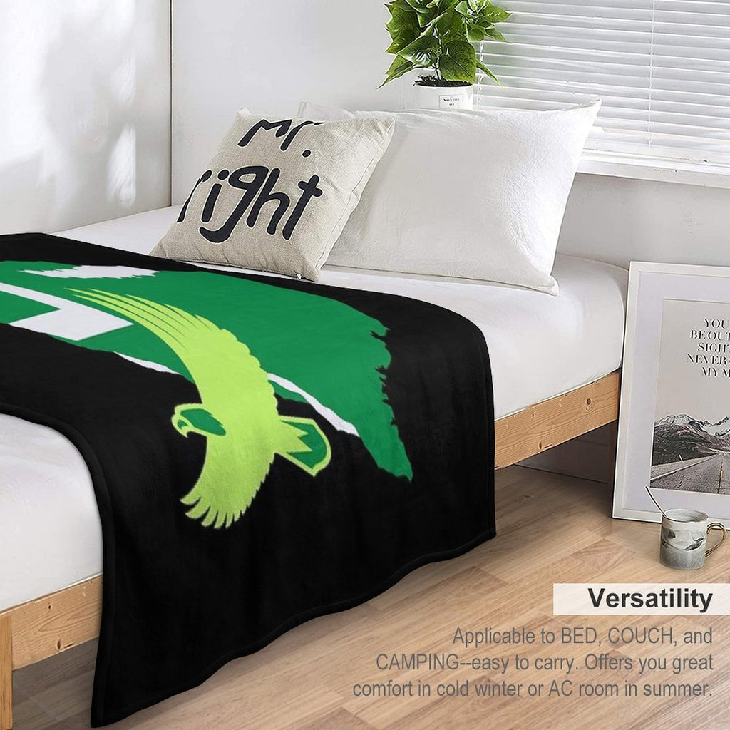 Texas Border, Mean Green Durable Throw Blanket