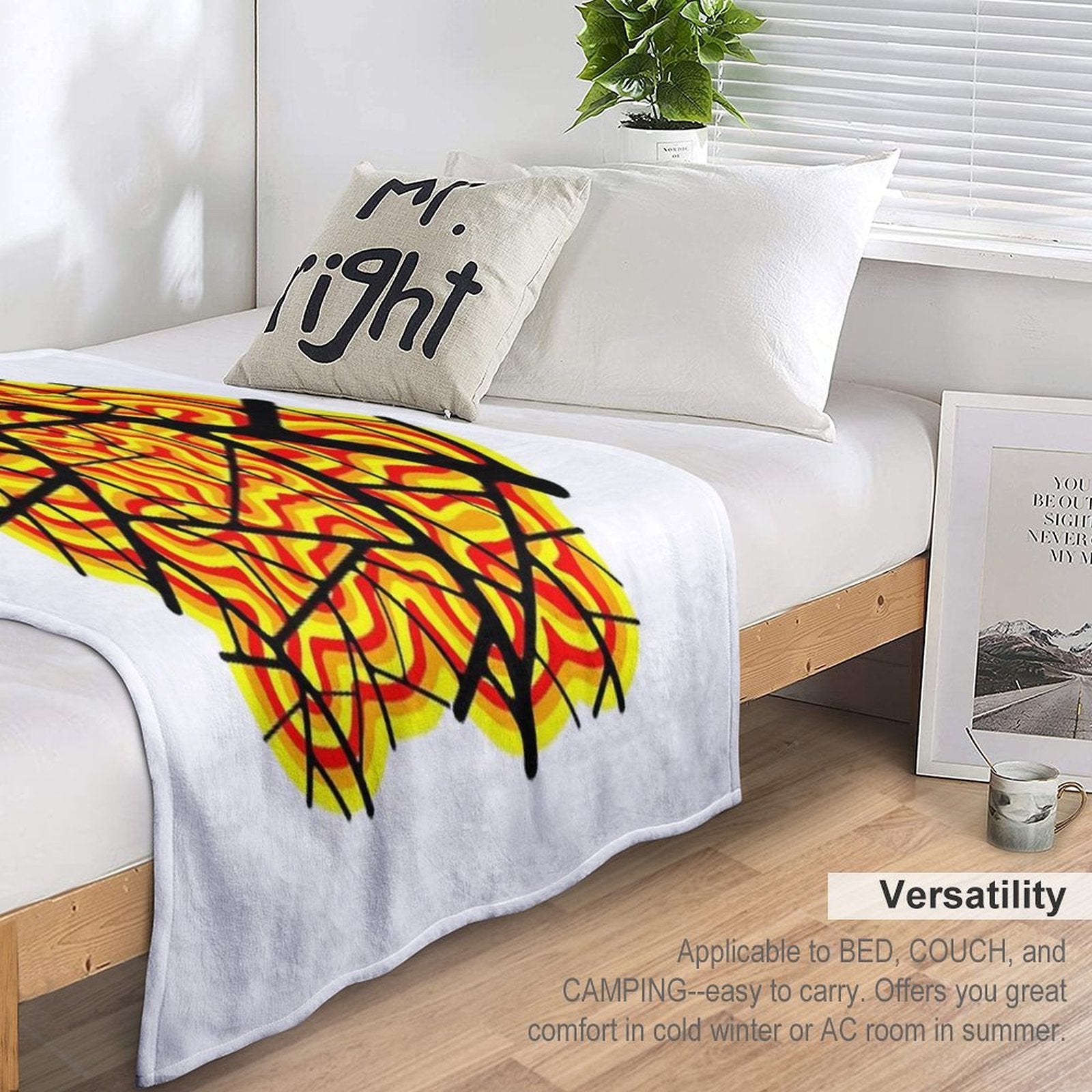 Highways to Hell - Original Artwork Wrinkle-free Throw Blanket