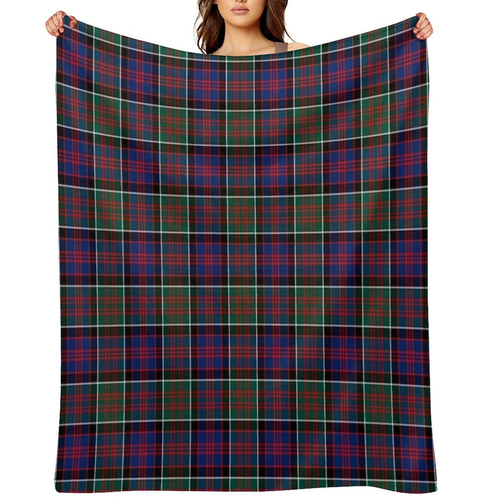 Clan MacDonald of Clanranald Tartan Easy Care Throw Blanket