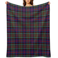 Clan MacDonald of Clanranald Tartan Easy Care Throw Blanket