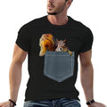Cute Squirrel in Pocket for Men, Women, Kids  Eco-friendly Material T-Shirt