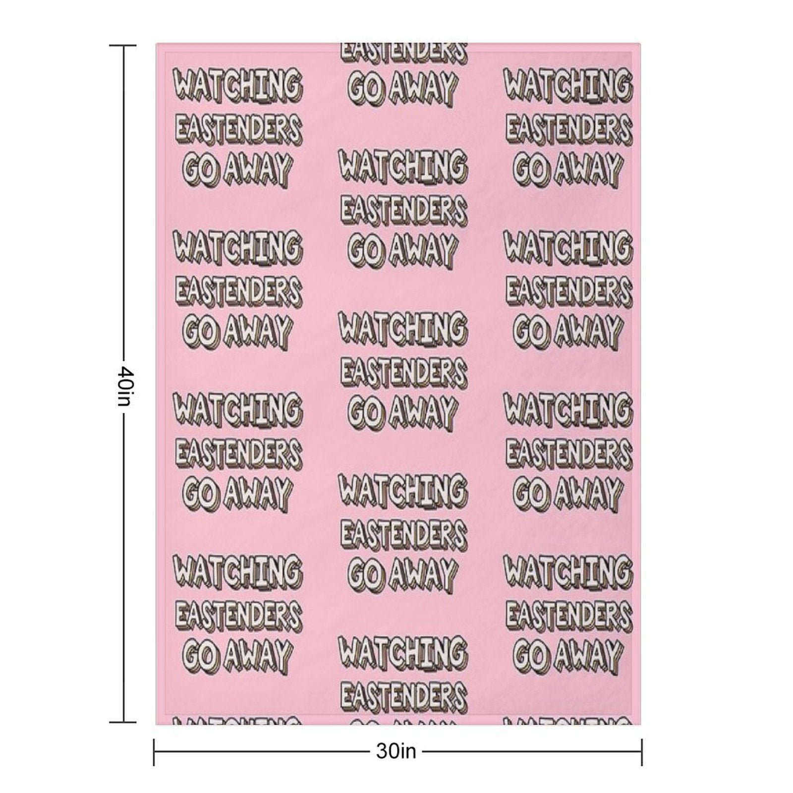 Watching Eastenders Go Away Gift-ready Throw Blanket