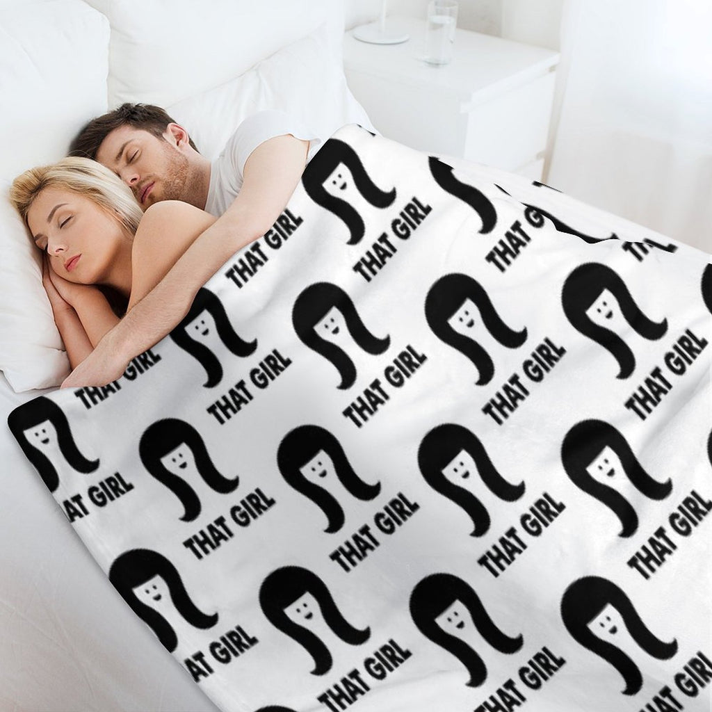 THAT GIRL Lightweight Throw Blanket
