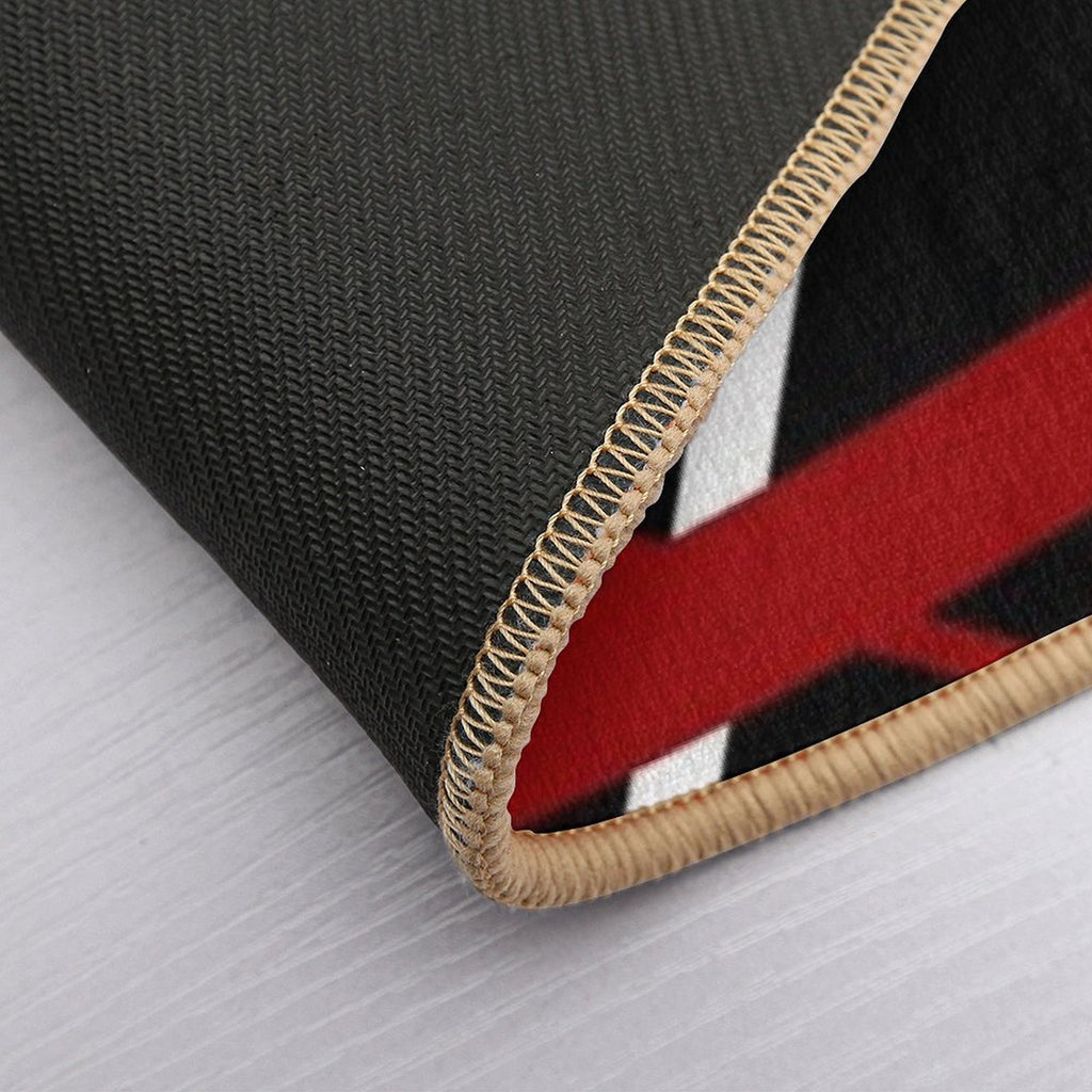 Black Van Cool  Repositionable Bath Mat
