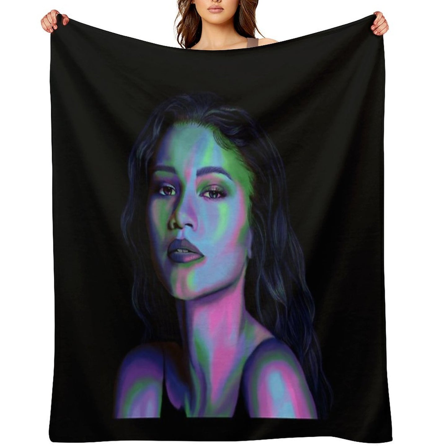 Zendaya in Color Comfort Throw Blanket