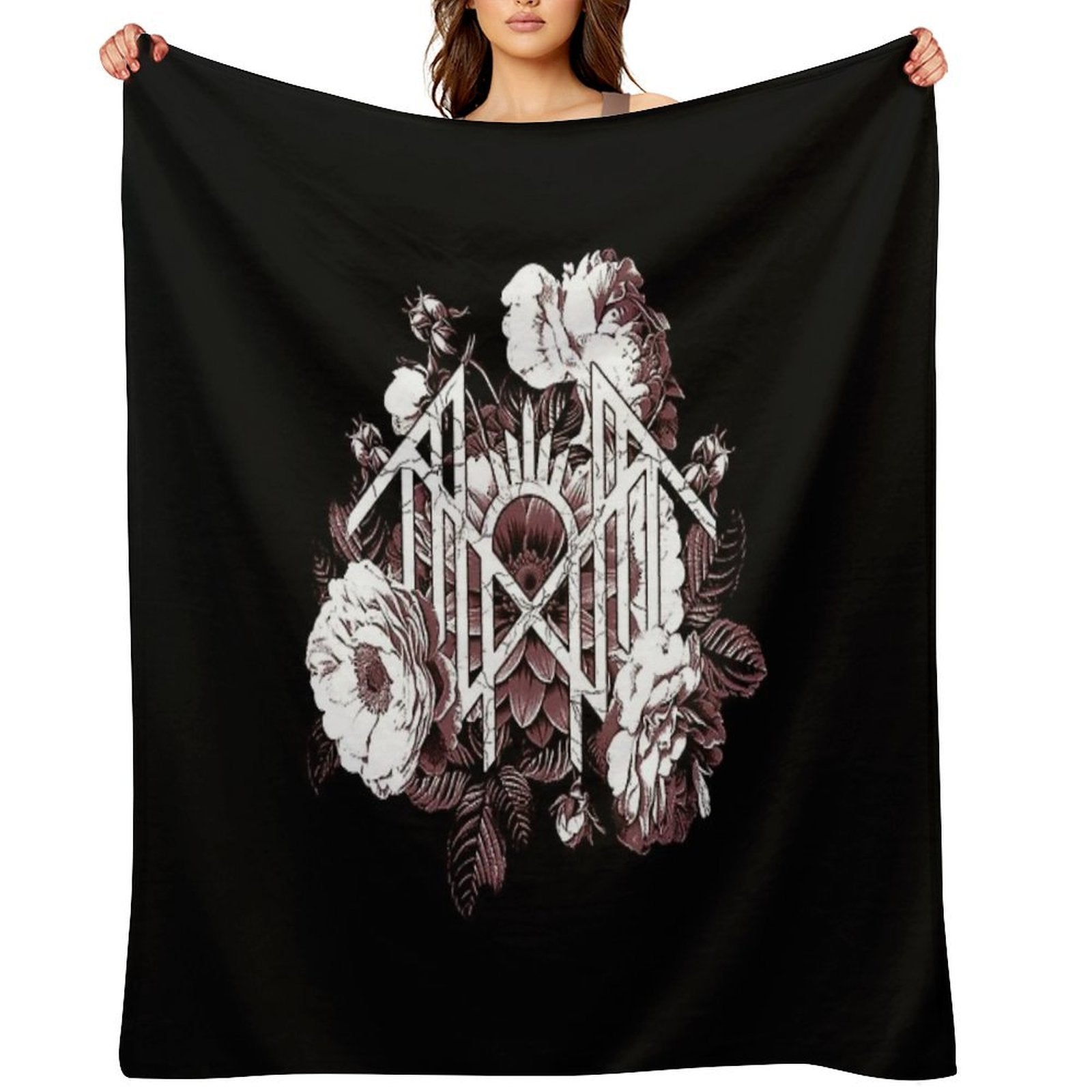 Official Merchandise World Tour of Sleep Token Music - SLP-TKN--Sleep Token # Machine-washable Throw Blanket